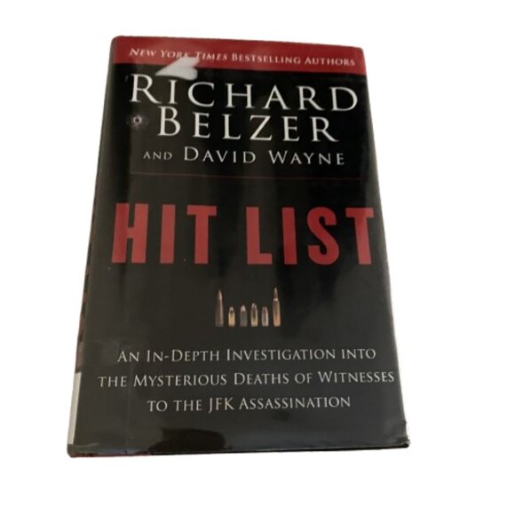 Richard Belzer and David Wayne Other - Hit List Hard Cover Book by Richard Belzer and David Wayne